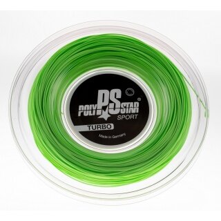 Polystar Sznur tenisowy Turbo (Wytrzymałość+Moc) zielony 200m rolka