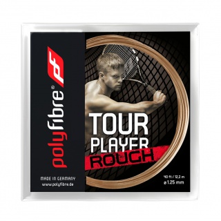 Polyfibre Sznur tenisowy Tour Player Rough 1.25 (Trwałość+Spin) naturalny 12m zestaw
