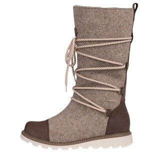 Pomar zimowe buty Ruka GTX (buty filcowe, wodoodporne, ekstremalnie ciepłe) piaskowy brąz damskie