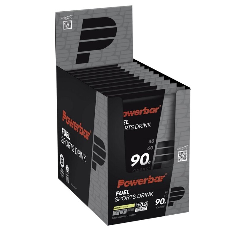 PowerBar Black Line Fuel 90 Napój sportowy (90g węglowodanów na porcję) Cytryna 10x90g Pudełko