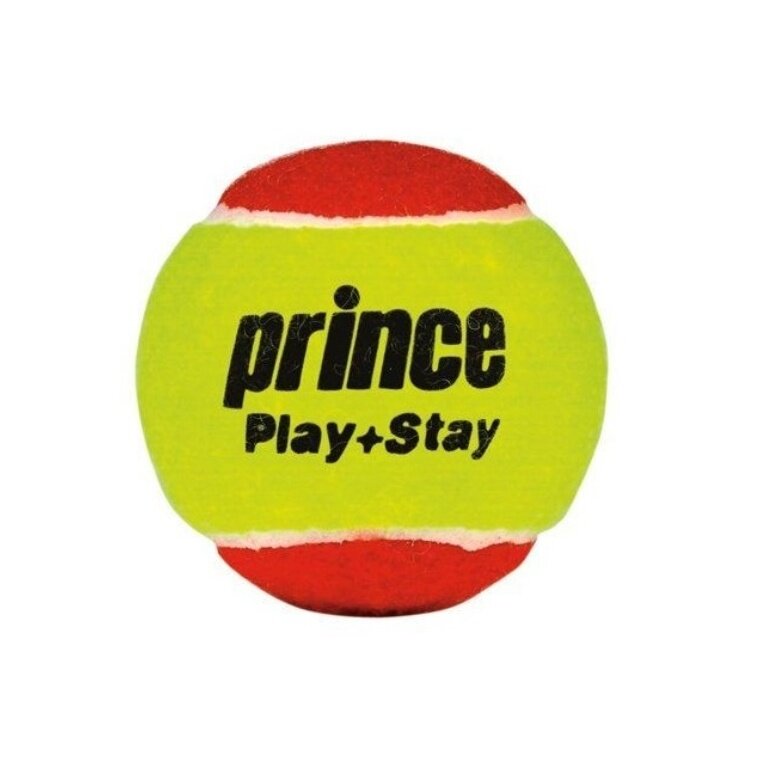Piłki metodologiczne Prince Stage 3 Play&Stay czerwono/żółte 45 sztuk w woreczku