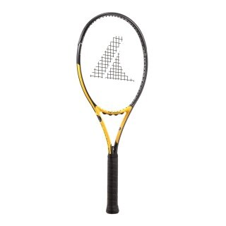 Pro Kennex Rakieta tenisowa Black Ace 100in/285g/Turniej czarna/żółta - nie naciągnięta -