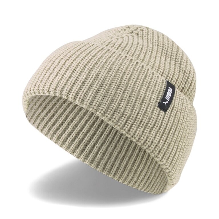 Czapka Puma (Beanie) Core Fisherman - struktura dzianinowa - szary pebble - 1 sztuka