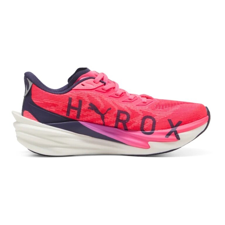 Buty do biegania Puma Fitness Deviate Nitro 4 HYROX (amortyzacja) różowo-czerwone damskie