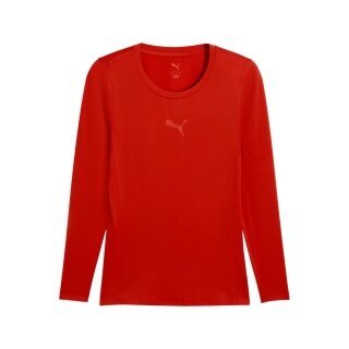 Puma bielizna funkcjonalna longsleeve teamLIGA26 Baselayer Tee czerwony męski