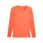 Puma bielizna funkcjonalna longsleeve teamLIGA26 Baselayer Tee neonpomarańczowy męski