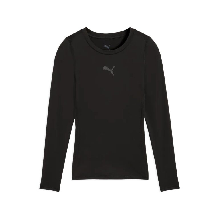 Puma bielizna funkcjonalna longsleeve teamLIGA26 Baselayer Tee czarny chłopcy