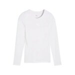 Puma bielizna funkcjonalna longsleeve teamLIGA26 Baselayer Tee biała chłopcy