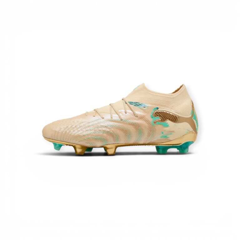 Buty piłkarskie Puma Future 8 Ultimate Chinese FG (na twardą nawierzchnię) krem/złoto męskie