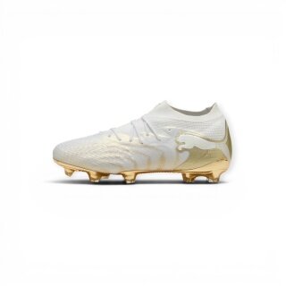 Puma buty piłkarskie Future 9 Ultimate FG (na twardą nawierzchnię) białe/złote męskie