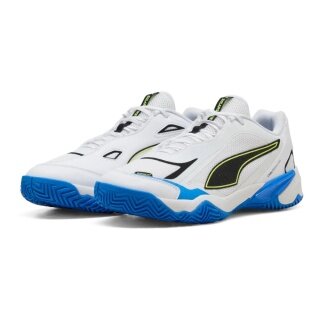 Buty halowe Puma Solarstrike 4 białe/niebieskie męskie