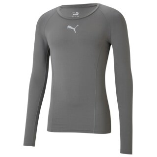 Puma bielizna funkcjonalna longsleeve LIGA Baselayer Tee - szary męski
