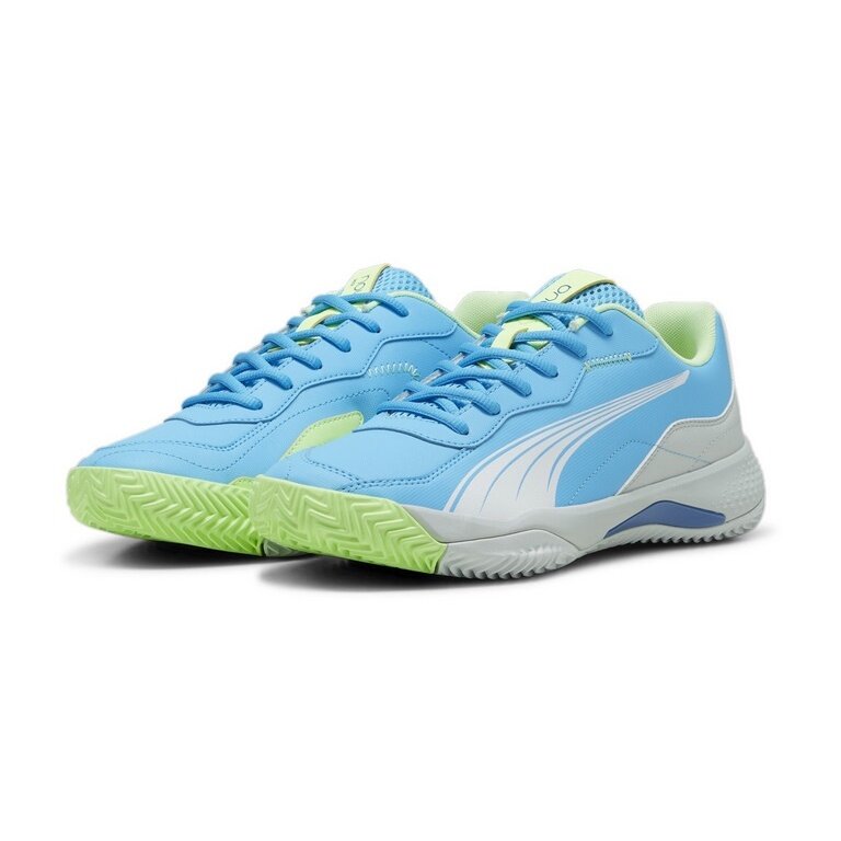 Puma Buty tenisowe Nova Smash Allcourt niebiesko/limonkowe męskie
