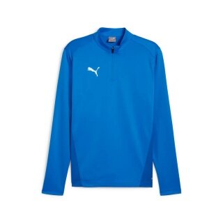 Puma Sportowa koszulka z długim rękawem teamGOAL Training 1/4 Zip Top niebieska męska