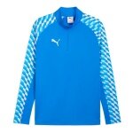 Puma Sportowa koszulka z długim rękawem teamLIGA26 Trening 1/4 Zip Top (100% recyklingowany poliester, oddychający) niebieska Męska