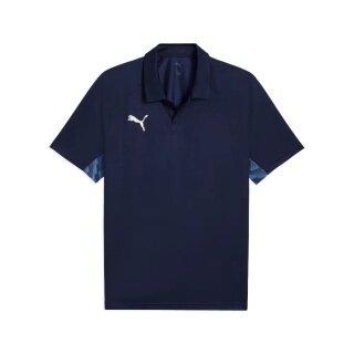 Puma Sport-Polo teamLIGA26 Sideline (wysoki komfort noszenia, oddychający) granatowy męski