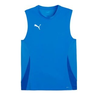Puma Sportowy Tank Top teamGOAL Bezrękawnik niebieski Męski