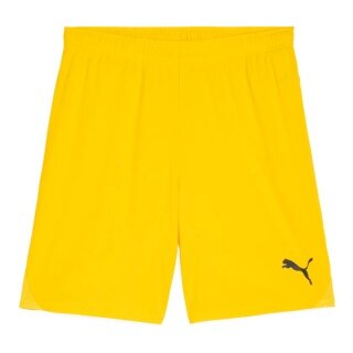 Spodenki sportowe Puma teamGOAL (100% recyklingowany poliester) krótkie żółte męskie