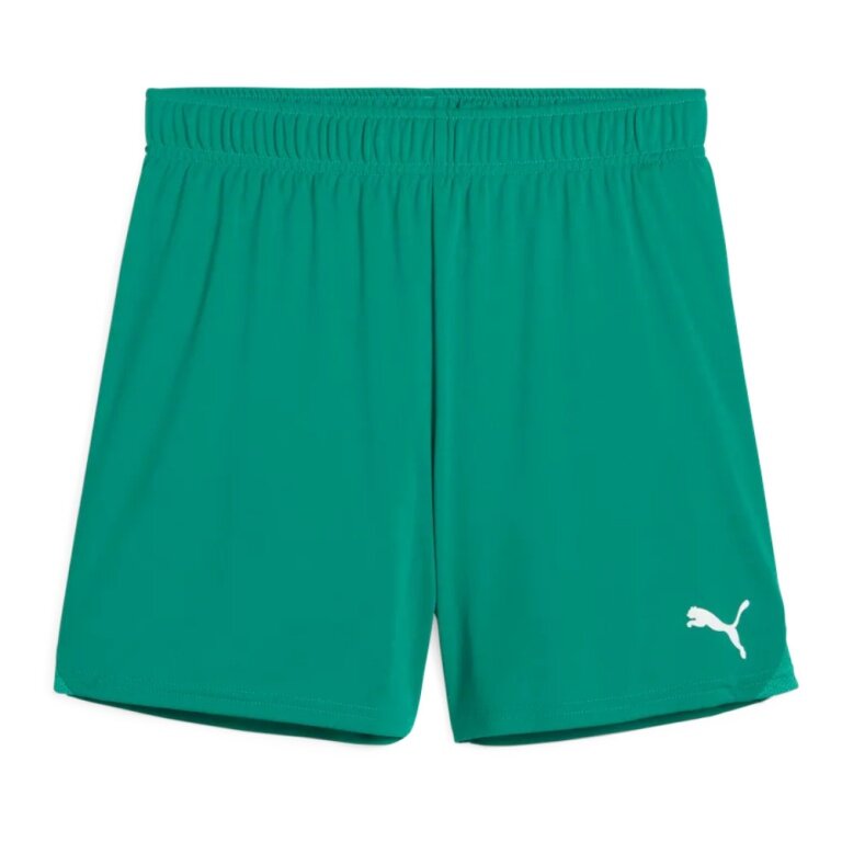 Spodenki sportowe Puma teamGOAL (100% recyklingowany poliester) krótkie zielone damskie