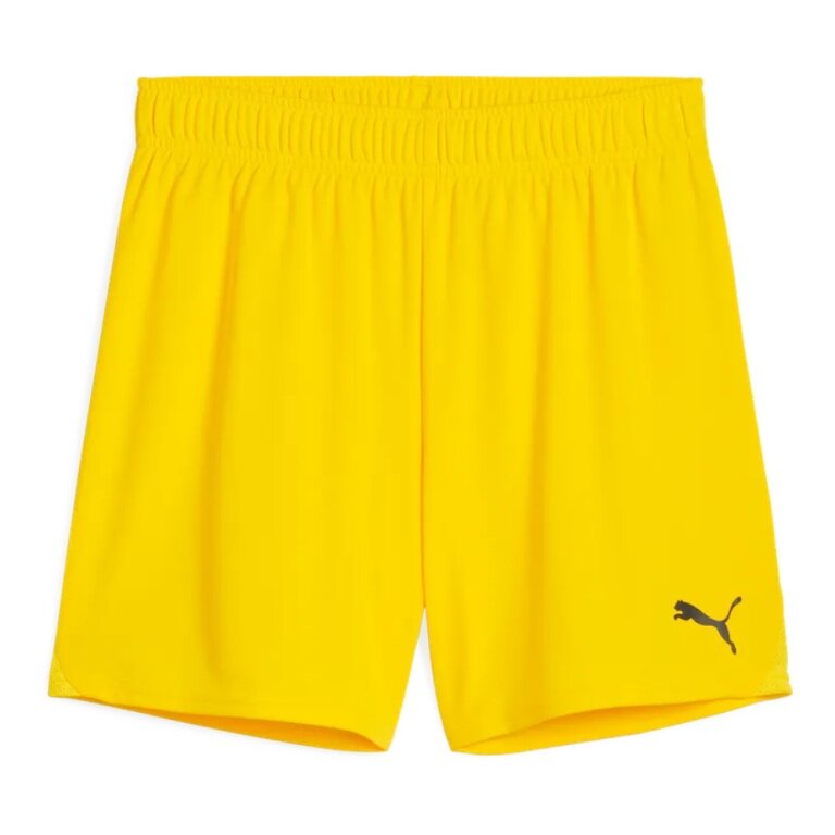 Spodenki sportowe Puma teamGOAL (100% recyklingowany poliester) krótkie żółte damskie