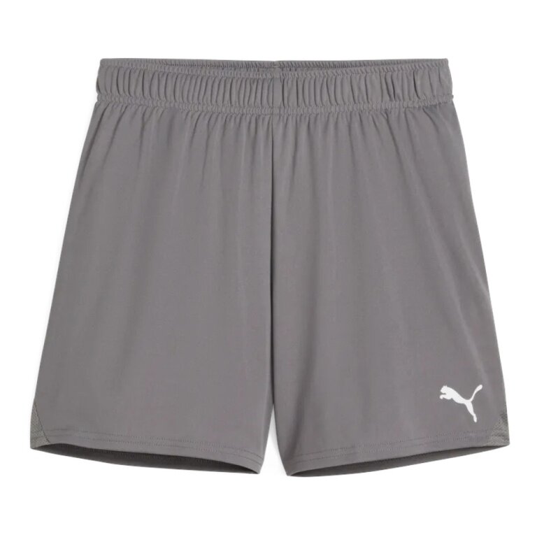 Spodenki sportowe Puma teamGOAL (100% recyklingowany poliester) krótkie szare damskie