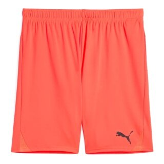 Spodenki sportowe Puma teamGOAL (100% recyklingowany poliester) krótkie neonpomarańczowe męskie