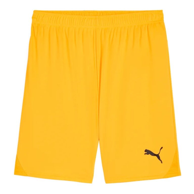 Spodenki sportowe Puma teamGOAL (100% recyklingowany poliester) krótkie jasnopomarańczowe męskie
