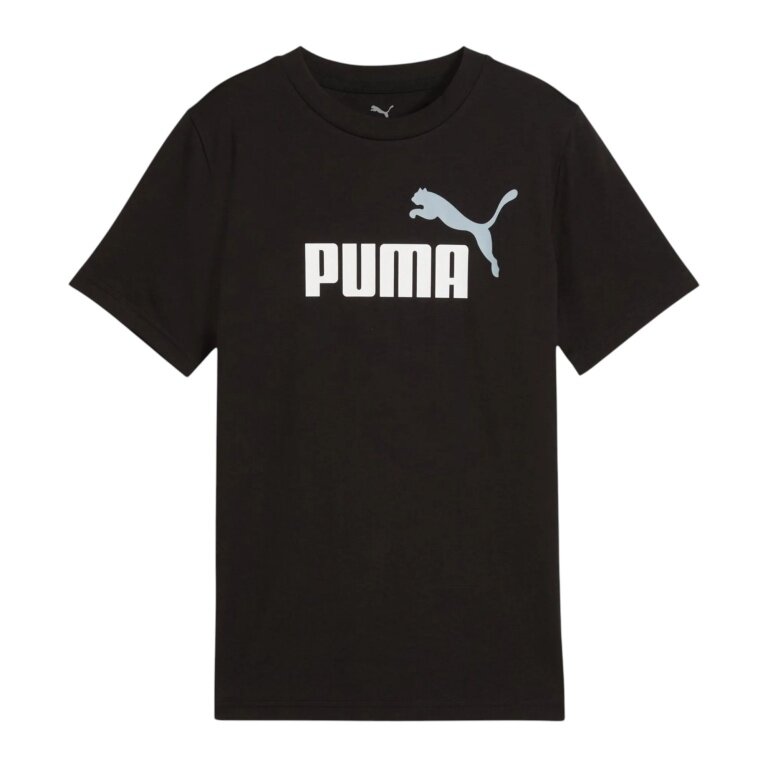 Koszulka sportowa Puma ESS 2 Color No.1 Logo Tee (bawełna) czarna dla chłopców