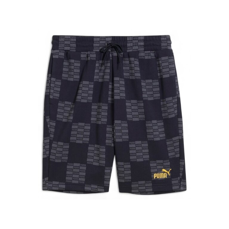 Spodenki sportowe Puma Freizeit United AOP 10" TR (bawełna) krótkie granatowe męskie