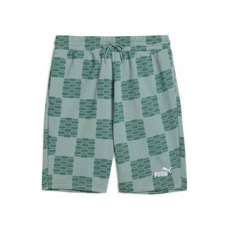 Spodenki sportowe Puma Freizeit United AOP 10" TR (bawełna) krótkie zielone męskie