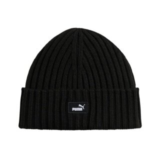 Czapka Puma (Beanie) ESS Fisherman (struktura prążkowana) czarna - 1 sztuka