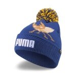 Czapka zimowa Puma (Pompon) Small World Pom Beanie niebieska dziecięca