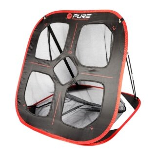 Pure2Improve Golf Treningowy Rebounder Siatka do Chipping czarny/czerwony 88x82x80cm