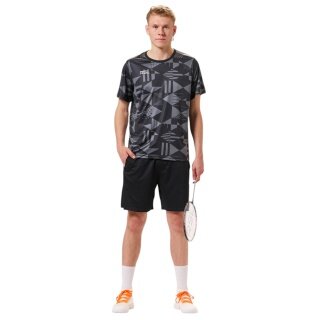 RSL Sport-Tshirt Stone (100% poliester, wygodny krój) szary/czarny mężczyźni