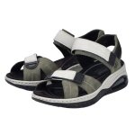 Sandały Rieker 67651 zielone damskie