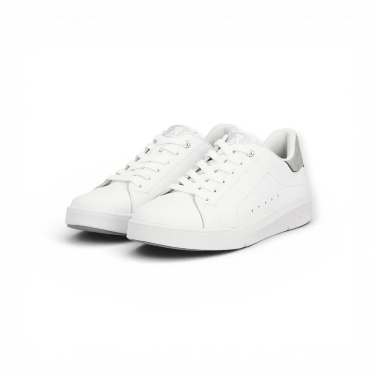 Sneaker Rieker 41902 (skóra gładka) białe damskie