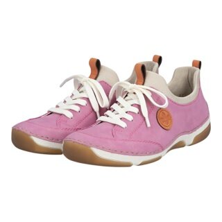 Sneaker Rieker 55950-31 (skóra syntetyczna) różowy damski