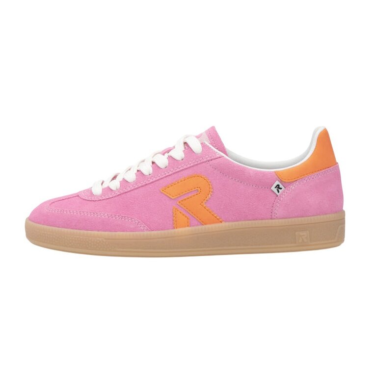 Sneaker Rieker San Diego (skóra gładka) różowy/pink damskie