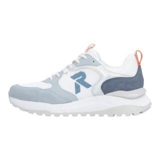 Sneaker Rieker Low W2506 biało-niebieskie damskie