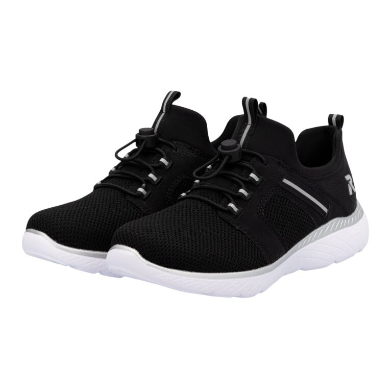 Sneaker Rieker (tekstylne) M5065 czarne damskie
