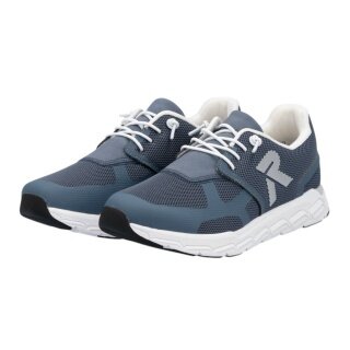 Sneakers Rieker (tekstylne) M9000 niebieskie damskie