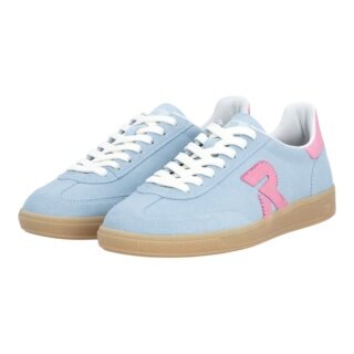 Sneaker Rieker San Diego (skóra gładka) niebiesko-różowe damskie