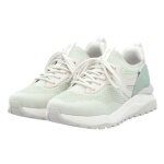 Sneakers Rieker (tekstylne) W2503 zielone damskie