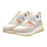 Sneakers Rieker (tekstylne) W2501 różowe/wielokolorowe damskie