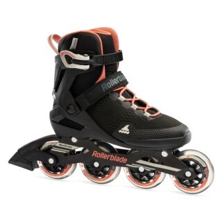 Rolki Inline Rollerblade Sirio 84 (Kółka: 84mm/84A, Łożyska: SG5) czarne/różowe damskie