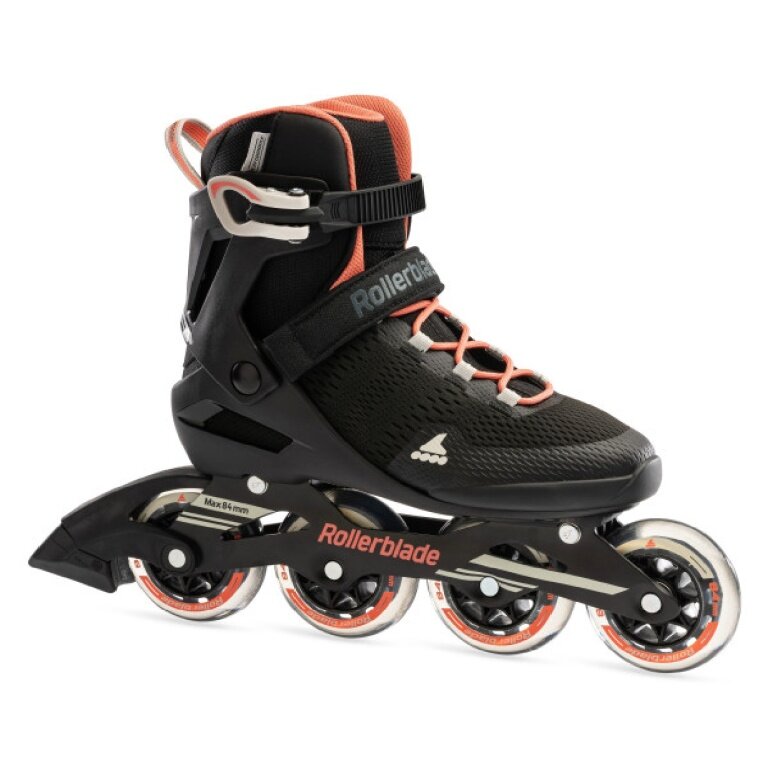 Rolki Inline Rollerblade Sirio 84 (Kółka: 84mm/84A, Łożyska: SG5) czarne/różowe damskie