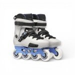 Rolki inline Twister XT (kółka: 80mm/85A, łożyska: ILQ-9) szare/niebieskie męskie