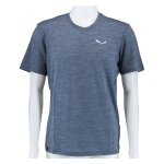 Salewa Sportowa Koszulka T-Shirt Eagle Minilogo Merino (miękka, lekka) javablau Mężczyźni