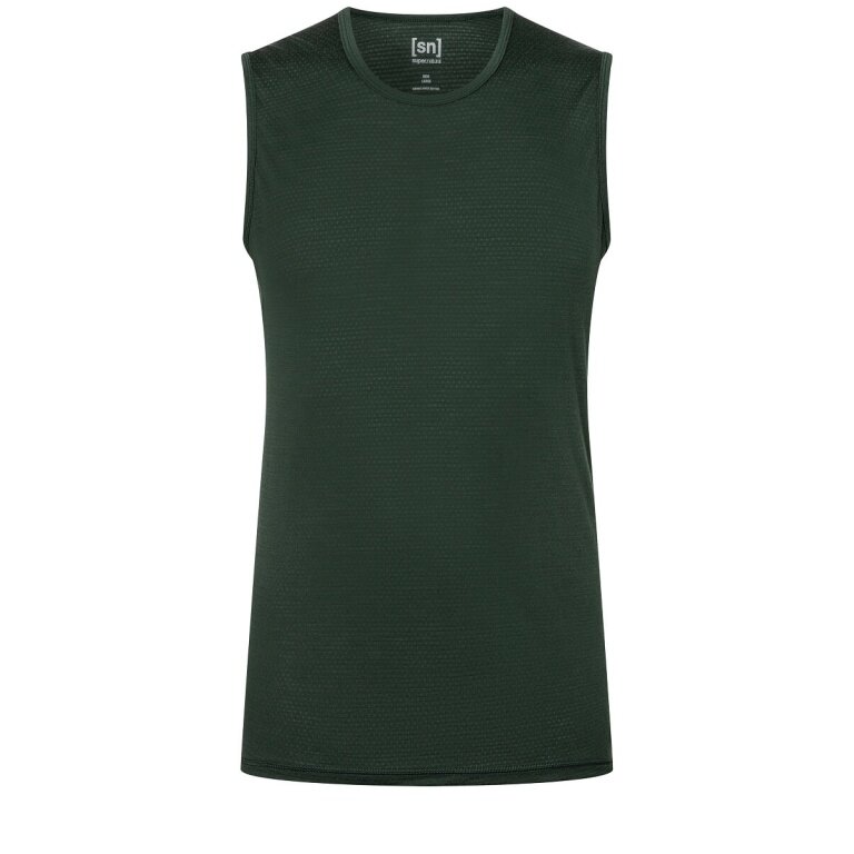 super natural bielizna termiczna podkoszulek Merino Unstoppable Under ciemnozielony męski