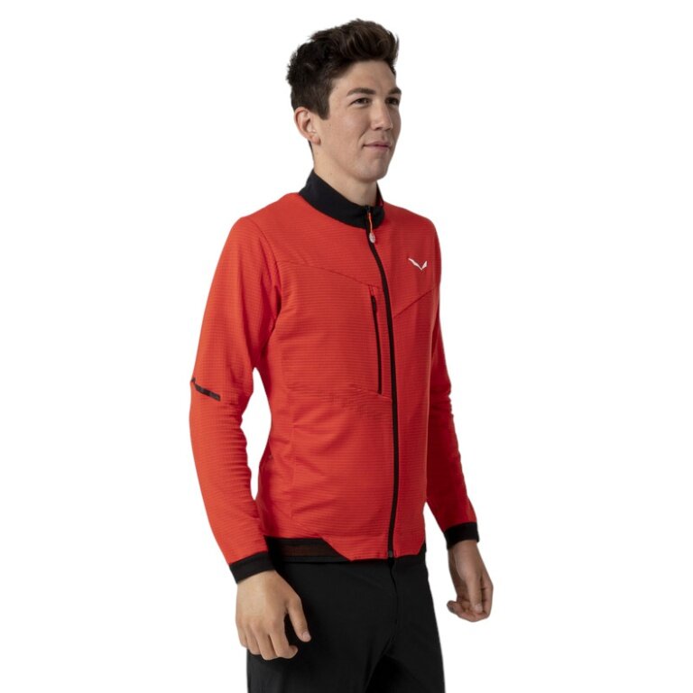 Kurtka polarowa Salewa Pedroc 2 Polarlite (lekka, ciepła) ognista czerwień męska